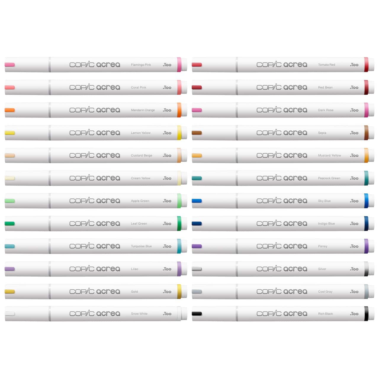 Copic® acrea 24 Colors Marker Set